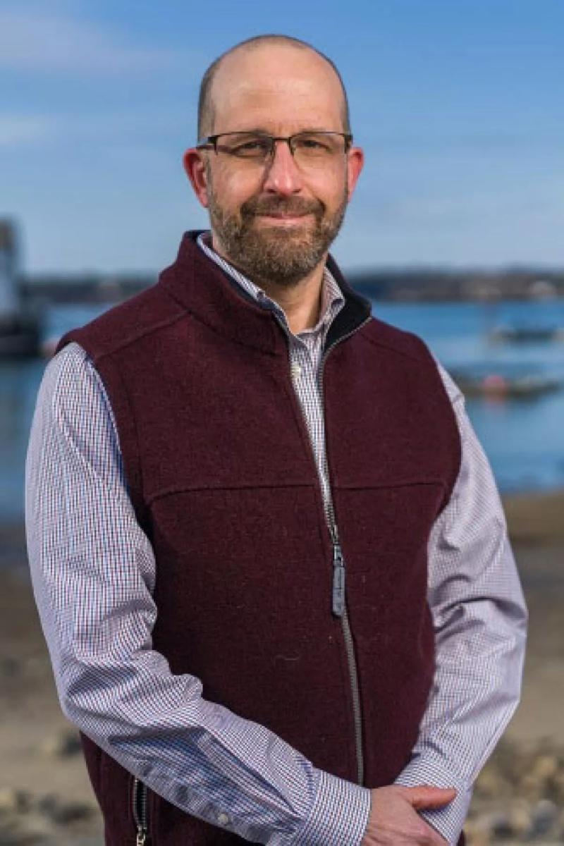 A photo of UNH researcher David Fredricksson